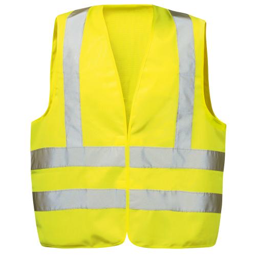 OSKAR* SAFESTYLE® Polyester warning protection waistcoat